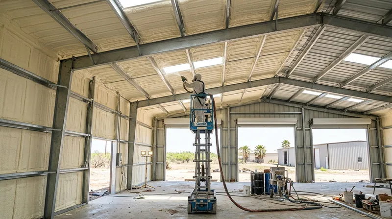 Metal Building & Barndominium Spray Foam McAllen